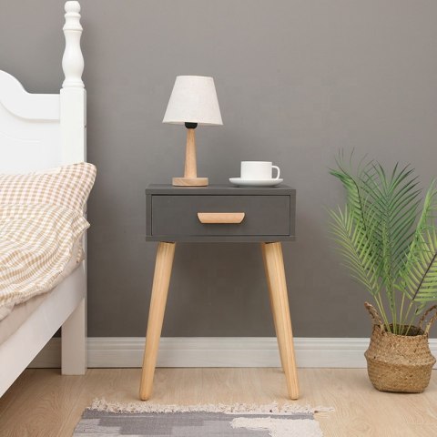 Szafka nocna nowoczesny stolik kawowy szary ModernHome ModernHome