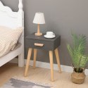 Szafka nocna nowoczesny stolik kawowy szary ModernHome ModernHome