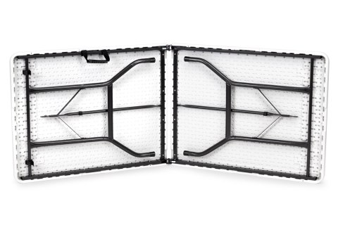 Zestaw cateringowy stół bankietowy 180 cm 2 ławki biały MultiGarden MultiGarden