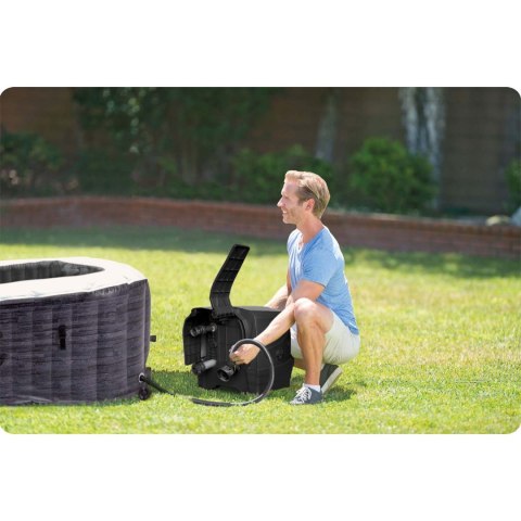Dmuchane SPA z hydromasażem 4 osobowe INTEX 28450 + Generator chloru