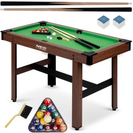 Stół bilardowy 4ft zestaw stół do bilarda bilard dla dzieci duży Neo-Sport NS-807