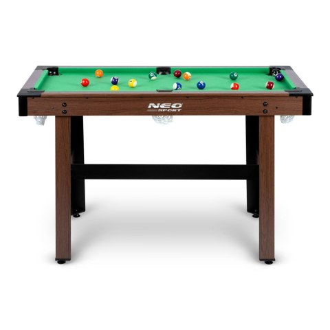 Stół bilardowy 4ft zestaw stół do bilarda bilard dla dzieci duży Neo-Sport NS-807