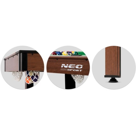 Stół bilardowy 4ft zestaw stół do bilarda bilard dla dzieci duży Neo-Sport NS-807