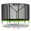 Trampolina ogrodowa 8ft/252cm z siatką zewnętrzną i drabinką Neo-Sport