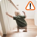 Barierka bramka zabezpieczająca czarna Nukido 718300