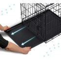 Metalowa klatka kennelowa dla psa + legowisko 75 x 45 x 54 cm PH-200