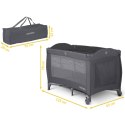 Łóżeczko turystyczne + materac + torba 125 x 65 x 78 cm RK-242 antracyt