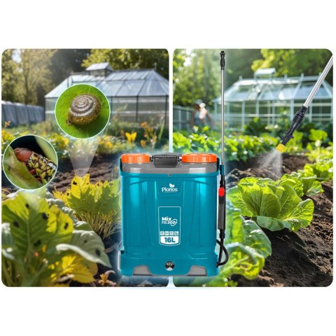 Opryskiwacz akumulatorowy z mieszalnikiem Plonos PL-604