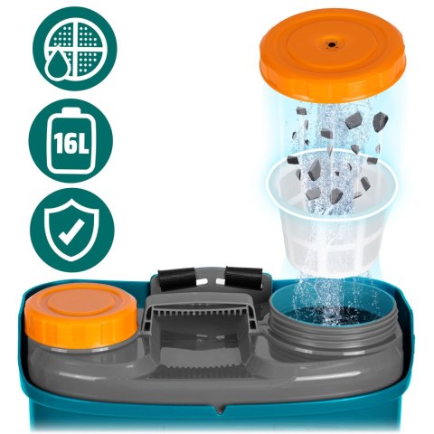 Opryskiwacz akumulatorowy z mieszalnikiem Plonos PL-604