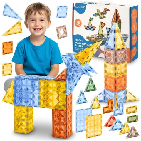 Klocki magnetyczne RK-766 Ricokids