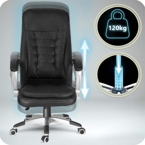 Fotel biurowy obrotowy Sofotel czarny