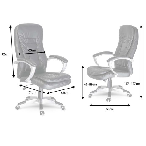 Fotel biurowy obrotowy Sofotel czarny