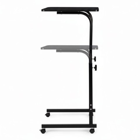 Mobilny stolik pod laptopa biurko dostawiane do fotela czarny ModernHome ModernHome