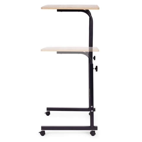 Mobilny stolik pod laptopa biurko dostawiane do fotela jasny dąb ModernHome ModernHome