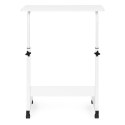 Mobilny stolik pod laptopa biurko dostawiane do fotela kanapy biały ModernHome ModernHome