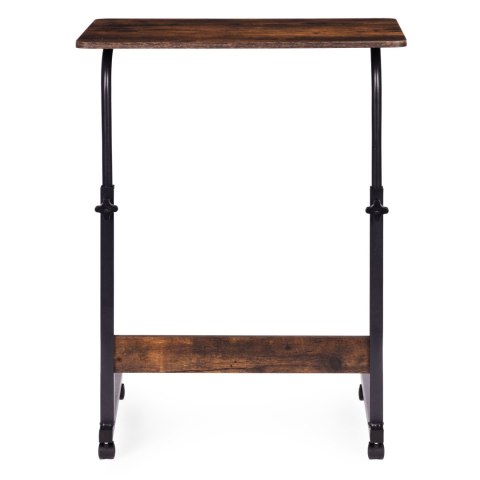 Mobilny stolik pod laptopa biurko dostawiane do fotela postarzany orzech ModernHome ModernHome