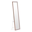 Duże lustro stojące 148 cm aluminowa rama rozstawiane ModernHome ModernHome