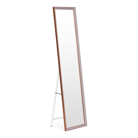 Duże lustro stojące 148 cm aluminowa rama rozstawiane ModernHome ModernHome