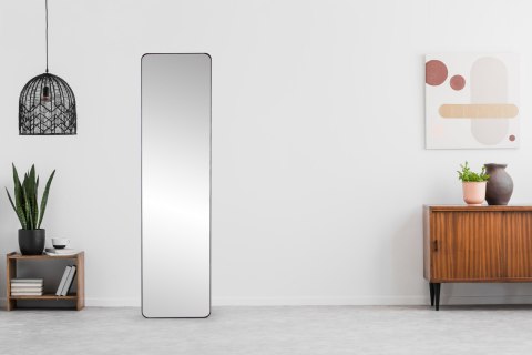 Duże stojące lustro prostokątne wąska rama 148 cm ModernHome ModernHome