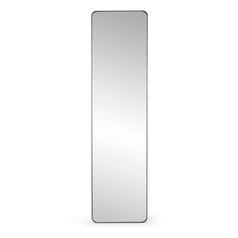 Duże stojące lustro prostokątne wąska rama 148 cm ModernHome ModernHome