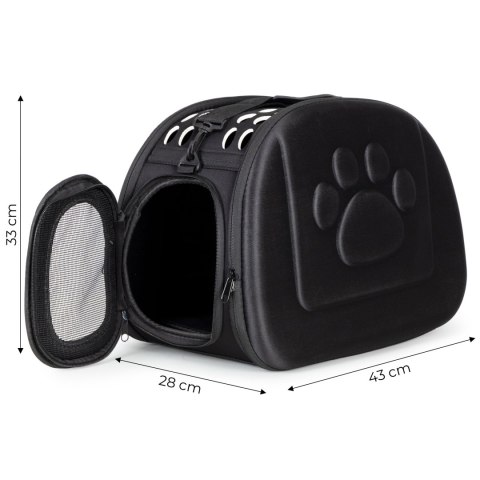 Duży transporter dla kota psa torba podróżna czarny Petsi PETSI