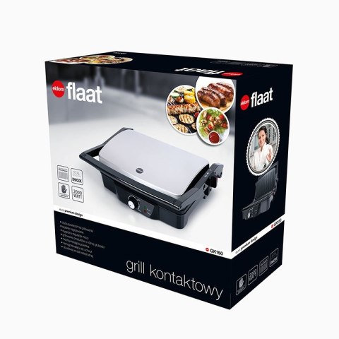 Grill kontaktowy GK150 FLAAT ELDOM panini 2000W ELDOM
