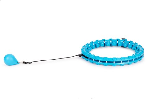 Hula hop z masażerem i dodatkowym ciężarkiem do ćwiczeń fitness ModernHome