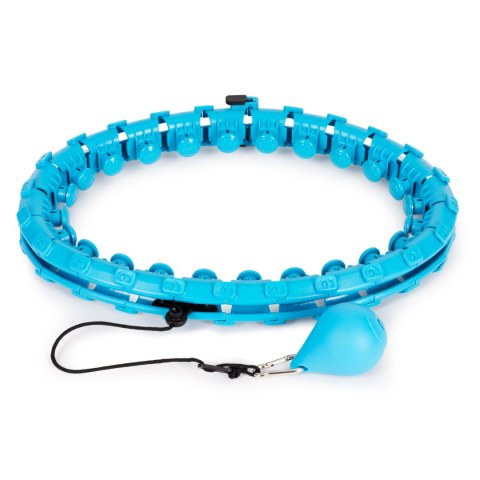 Hula hop z masażerem i dodatkowym ciężarkiem do ćwiczeń fitness ModernHome