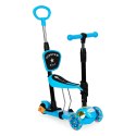 Hulajnoga trójkołowa balansowa led 3w1 świecące kółka - Niebieska ECOTOYS ECOTOYS