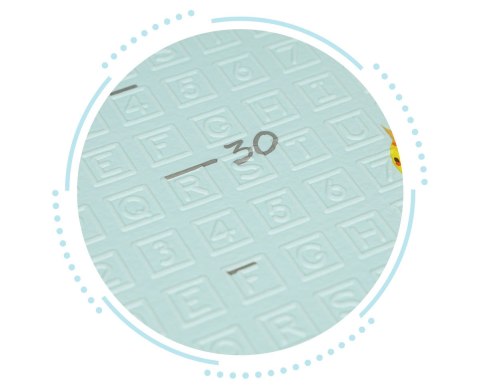 Mata piankowa edukacyjna dwustronna składana duża torba ECOTOYS ECOTOYS