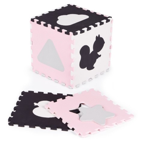 Mata piankowa z płotkiem puzzle suchy basen 36 elementów ECOTOYS ECOTOYS