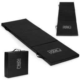 Materac gimnastyczny czarny do ćwiczeń fitness 182x60 cm ModernHome
