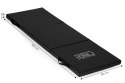 Materac gimnastyczny czarny do ćwiczeń fitness 182x60 cm ModernHome