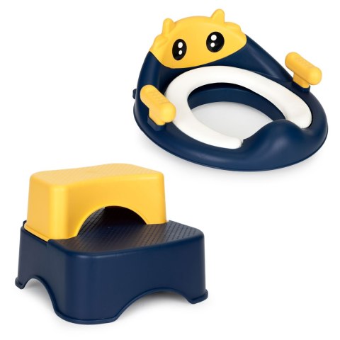 Nakładka na toaletę ze schodkami podestem dla dzieci ECOTOYS ECOTOYS