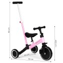 Rower trójkołowy biegowy 2w1 rączka do prowadzenia ECOTOYS ECOTOYS