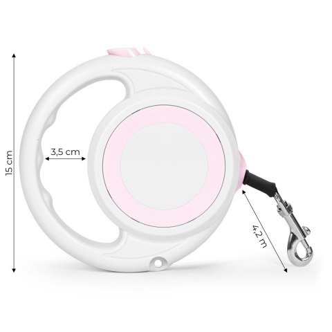 Smycz 4,2m dla psa lub kota automatyczna z blokadą PETSI