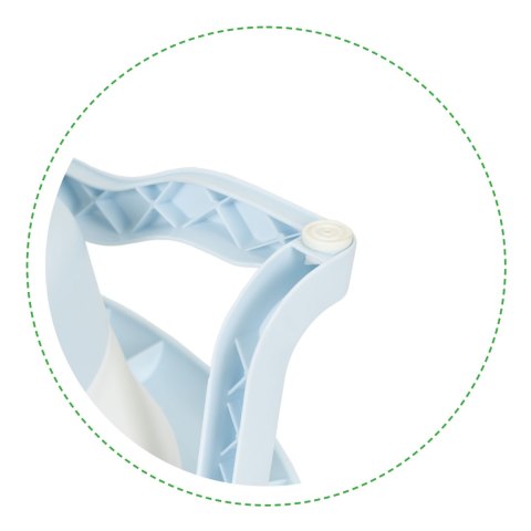 Wanienka dla dzieci wanna turystyczna składana odpływ szara ECOTOYS ECOTOYS