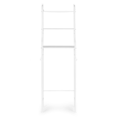 Wysoki regał WC łazienkowy nad sedes 3 półki aluminiowa konstrukcja ModernHome