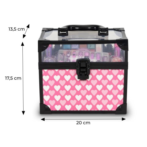 Zestaw kuferek kosmetyków do makijażu i paznokci dla dzieci MULTISTORE