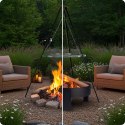 Ruszt na ognisko trójnóg 80 cm Berdsen BD-884