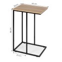 Mobilny stolik pomocniczy boczny pod laptopa metalowy stelaż ModernHome ModernHome