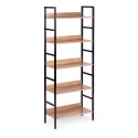 Regał loftowy wysoki 5 półek metal MDF ModernHome ModernHome
