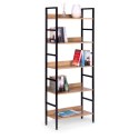 Regał loftowy wysoki 5 półek metal MDF ModernHome ModernHome