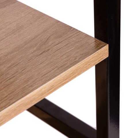 Regał loftowy wysoki 5 półek metal MDF ModernHome ModernHome
