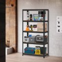 Regał metalowy magazynowy 180x90x40 cm do garażu piwnicy 5 półek 875 kg ModernHome ModernHome