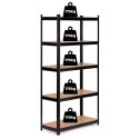 Regał metalowy magazynowy 180x90x40 cm do garażu piwnicy 5 półek 875 kg ModernHome ModernHome