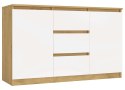 Komoda Malwa 2D3S DĄB ARTISAN BIEL