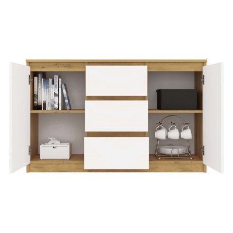 Komoda Malwa 2D3S DĄB ARTISAN BIEL