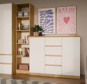 Komoda Malwa 2D4S 120 DĄB ARTISAN BIEL