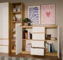 Komoda Malwa 2D4S 120 DĄB ARTISAN BIEL